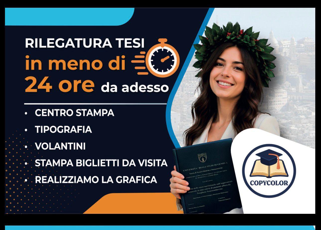 Rilegatura tesi Copycolor